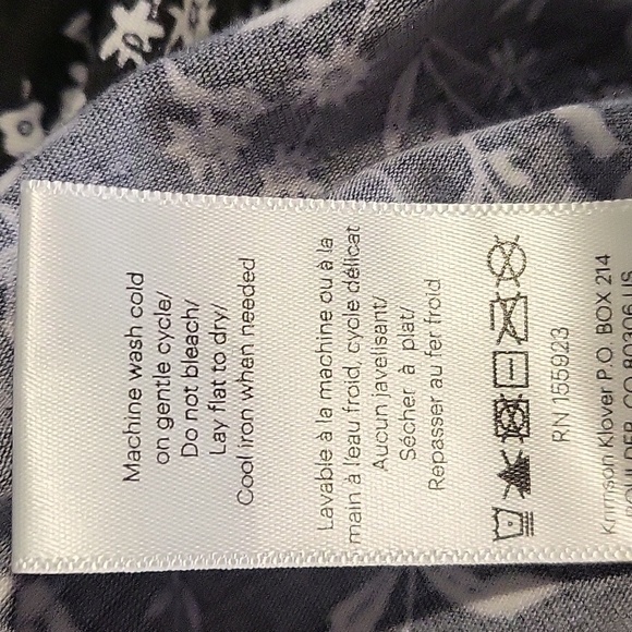 Krimson Klover Black White Floral Padded Shelf Bra Hidden Pocket Sundres Size L - Picture 8 of 15